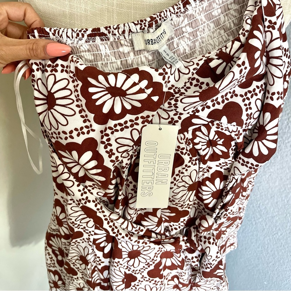 Urban Outfitters Printed Halter Mini Dress - Picture 9 of 11
